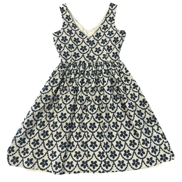 Anthropologie Sunday In Brooklyn Sleeveless Dress Midi Floral Flare Women Small - Picture 9 of 16